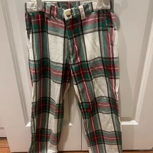 Petit Peony Boys Christmas Plaid Pants
